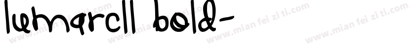LuMarcLL Bold字体转换